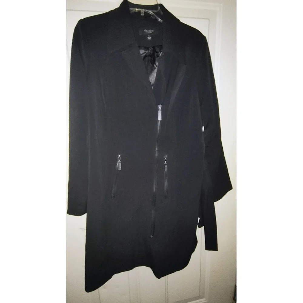Kris Jenner Collection Women's Black Coat Size Small - Picture 7 of 10